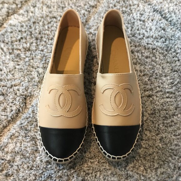Chanel Lambskin Espadrilles - Picture 1 of 7